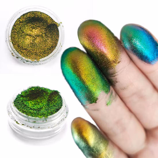 Wholesale Cosmetics Pigments Makeup Beauty Decoration Glitter Eyeshadow Private Label Cosmetics Brown Eye Shadow Chameleon Pigment
