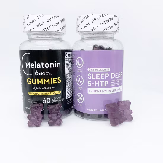 Private Label Dietary Supplement Excellent Quality Vegan Melatonin Gummies for Relaxation and Sleep